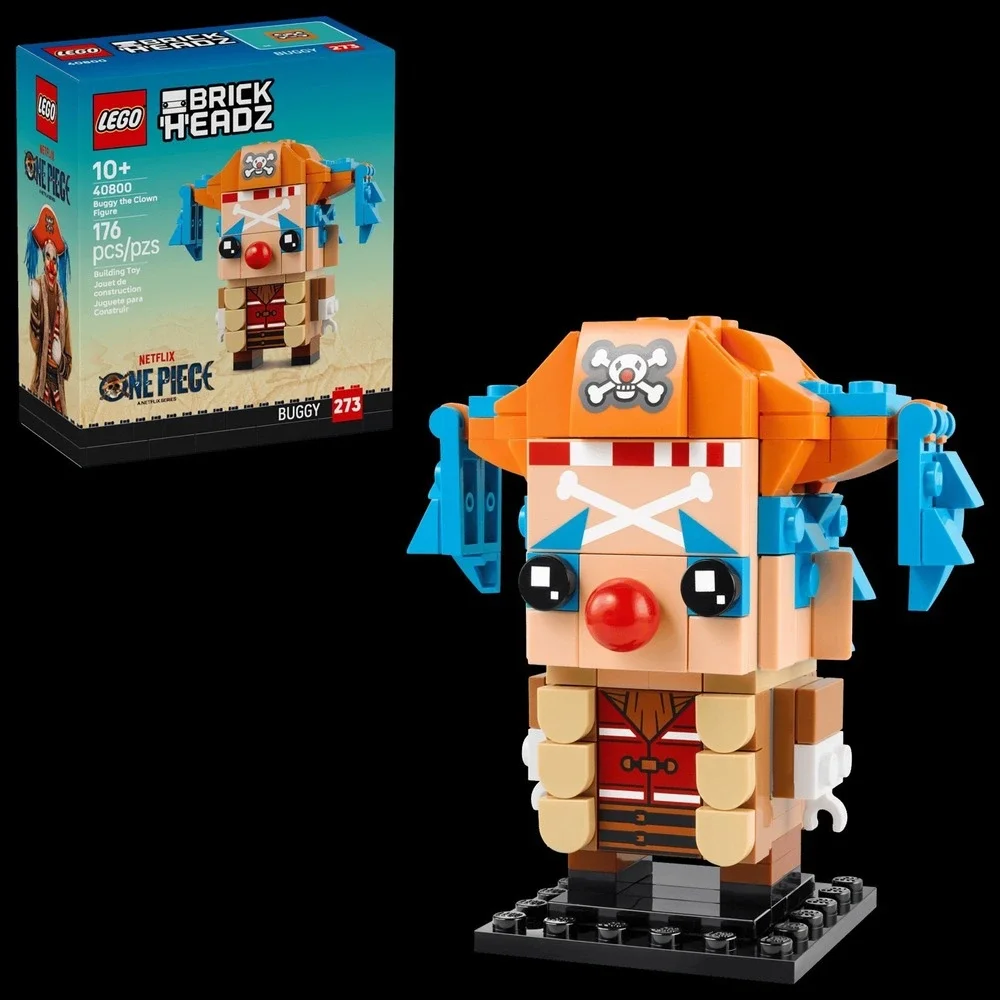 LEGO BrickHeadz Buggy the Clown 40800 One Piece Netflix 176 Pieces RETIRED - NEW